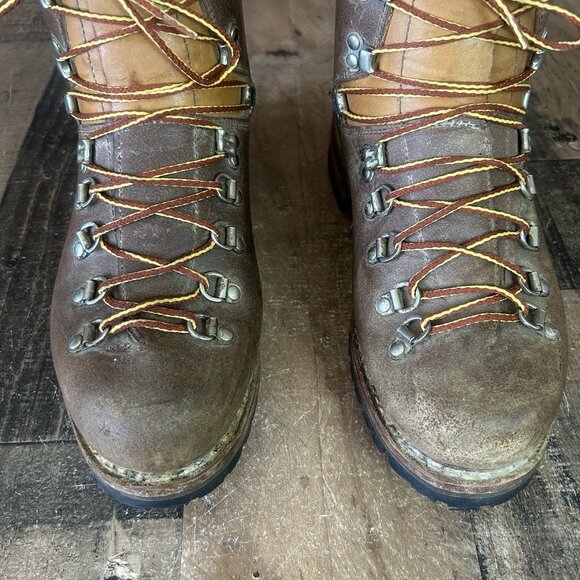 Raichle Vintage Hiking Mountaineering Boots Mens 8.5 M - Picture 10 of 12